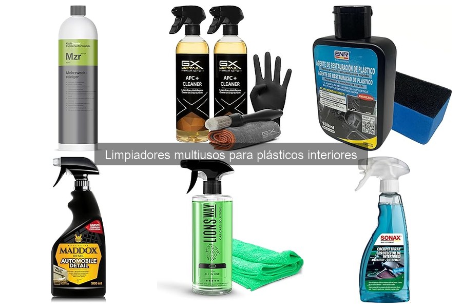 Consejos para almacenar limpiadores multiusos de interiores