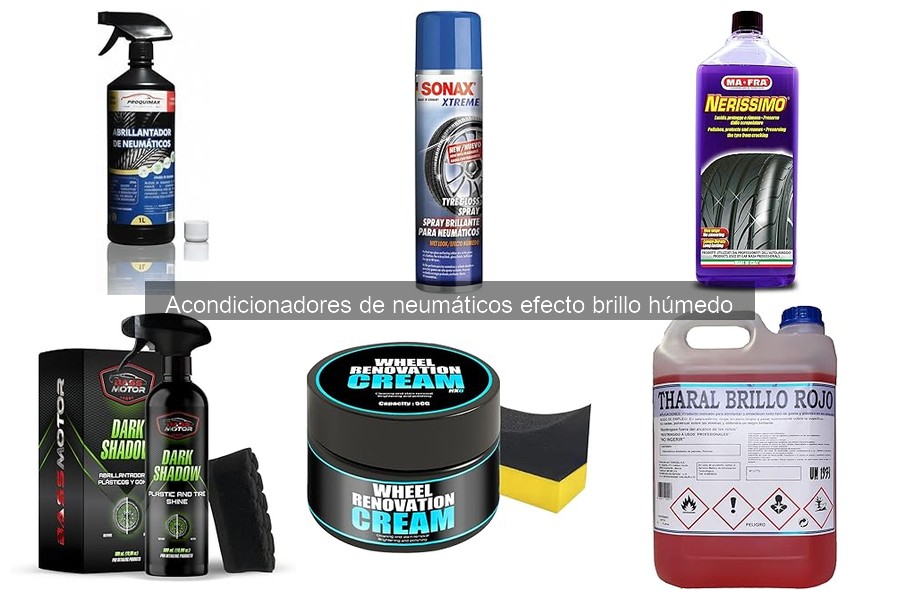 Consejos para elegir el mejor acondicionador de neumáticos brillo húmedo