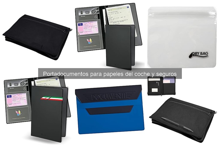 Consejos para Organizar los Papeles del Coche en el Portadocumentos
