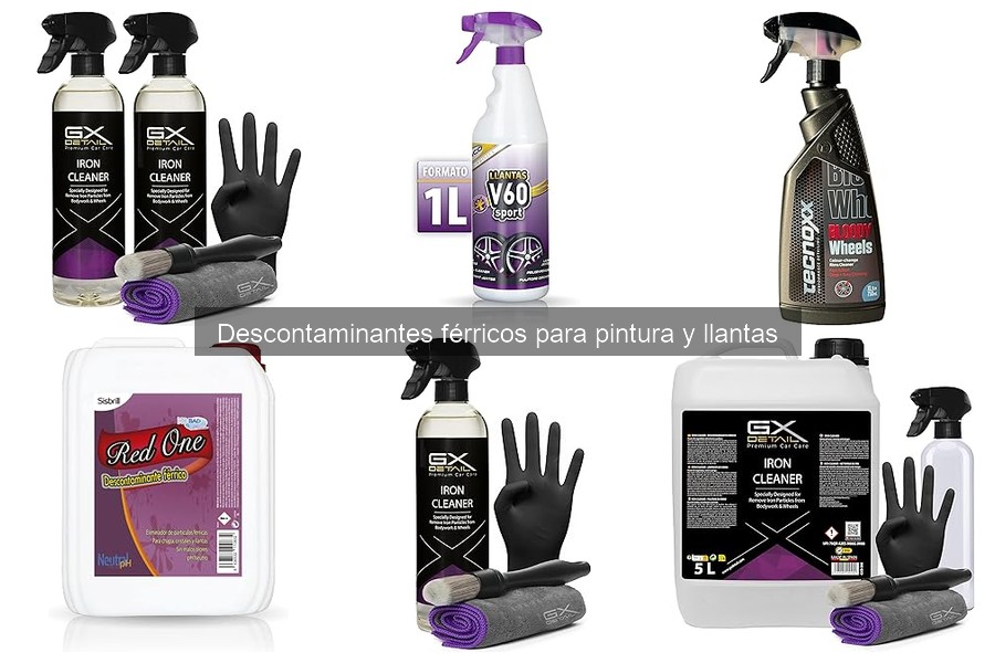 Cuándo usar un descontaminante férrico para tu coche