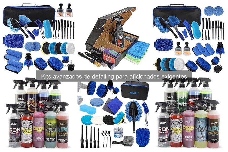¿Cuánto cuesta un kit de detailing avanzado para coches?