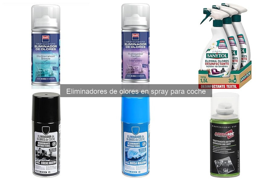 ¿Cuánto tiempo duran los eliminadores de olores en spray para coche?