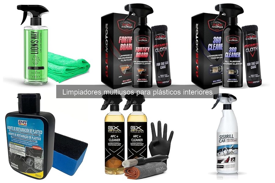 ¿Daño a plásticos? Usar limpiadores multiusos con seguridad