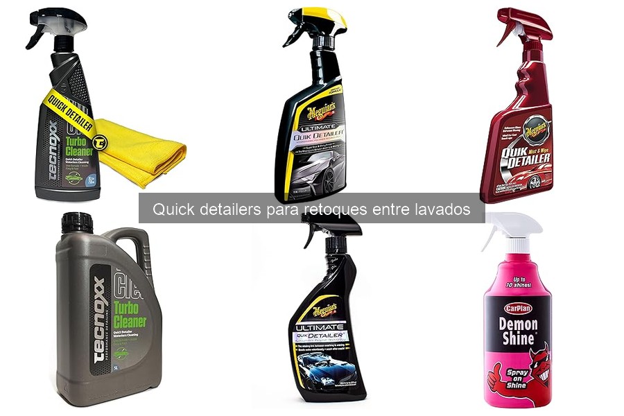 Diferencias entre Quick Detailers y Ceras para Coche