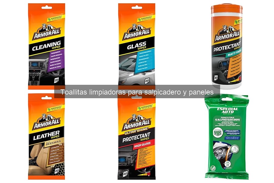 Diferencias entre toallitas húmedas y secas para salpicadero