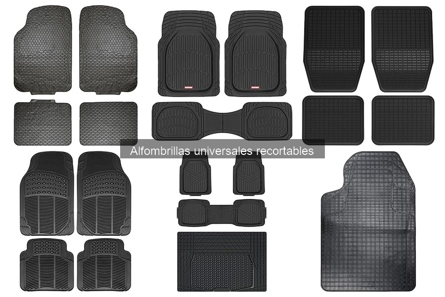 Dónde comprar alfombrillas universales recortables para coche