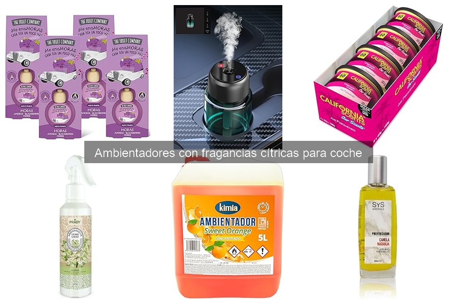 Dónde comprar ambientadores cítricos para coche