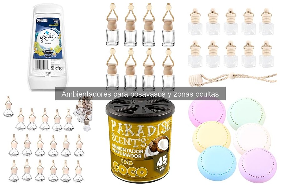 Dónde comprar ambientadores para posavasos y zonas ocultas