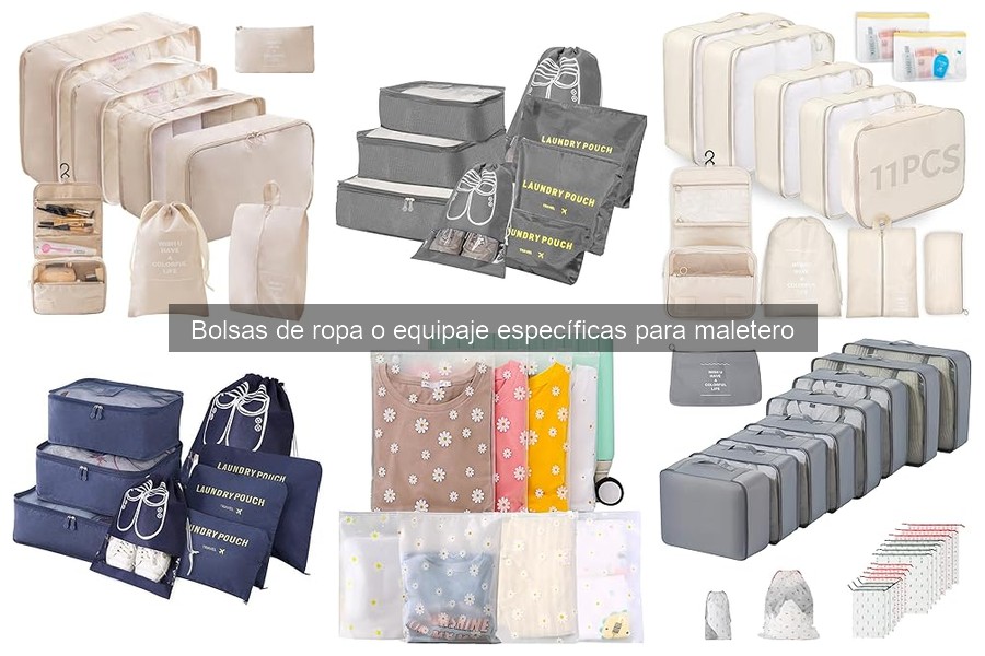 Dónde comprar bolsas de ropa para maletero al mejor precio