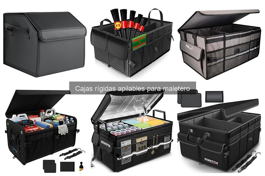 Dónde comprar cajas rígidas apilables para maletero