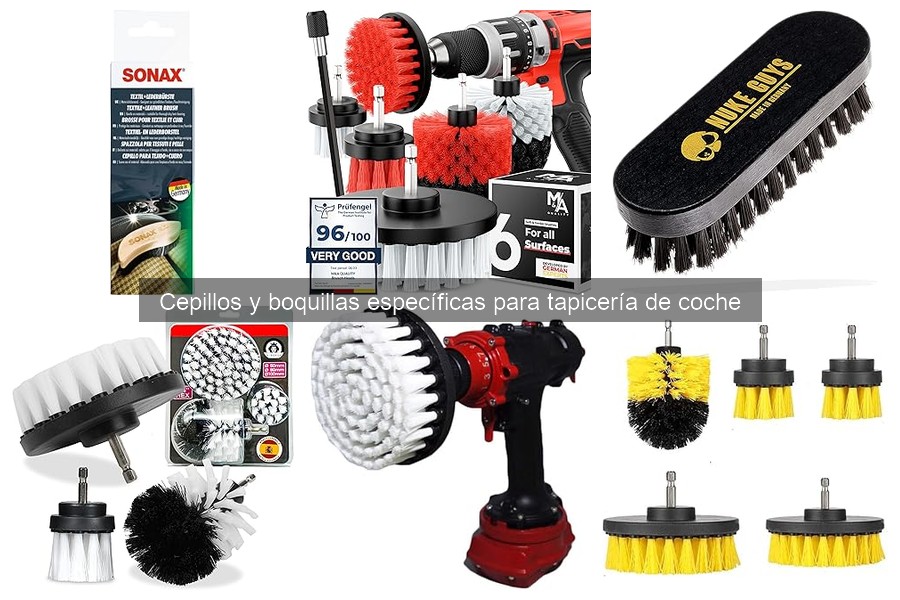 Dónde comprar cepillos y boquillas para tapicería de coche