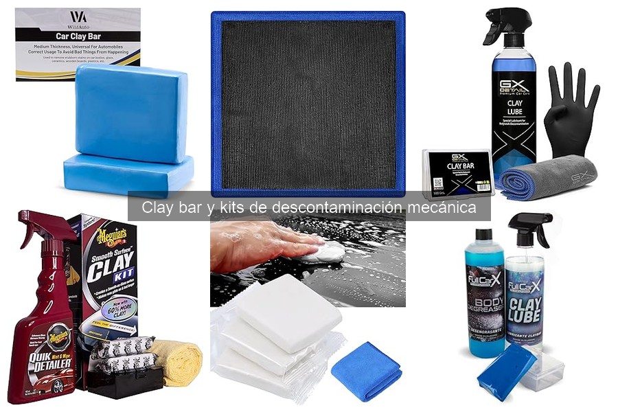 Dónde comprar clay bar y kits de descontaminación para coches