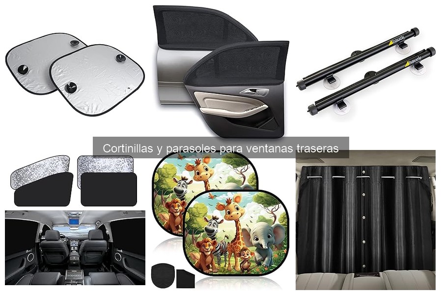 Dónde comprar cortinillas y parasoles para ventanas traseras