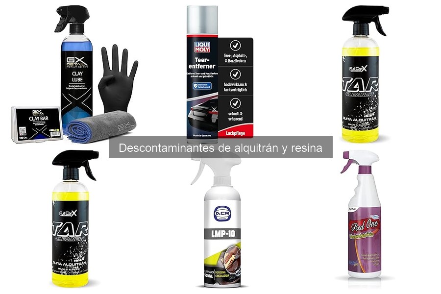 Dónde comprar descontaminantes de alquitrán y resina
