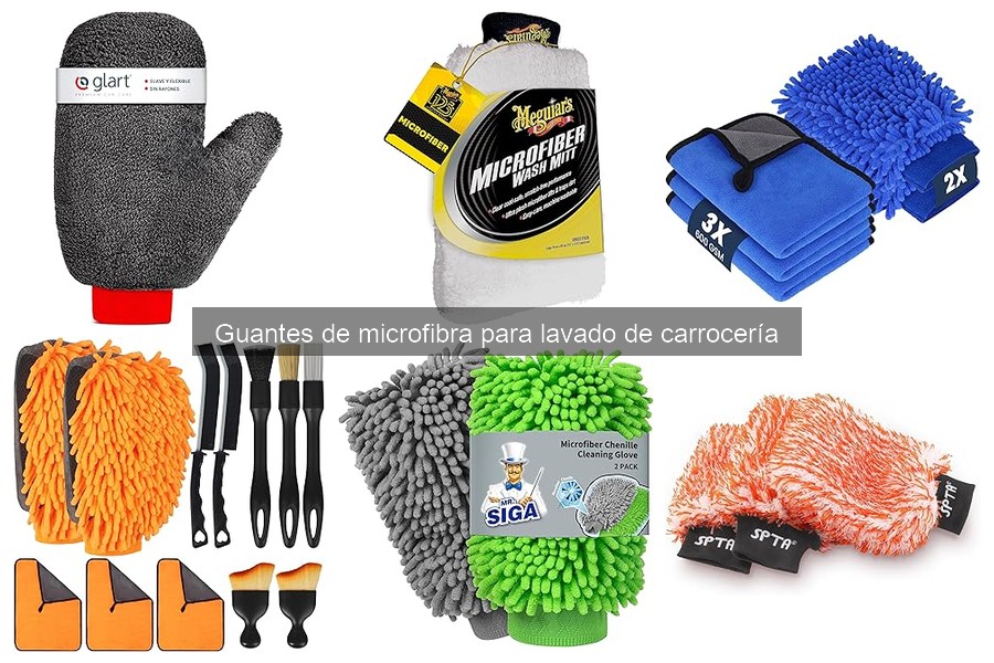 Dónde comprar guantes de microfibra para lavar coches