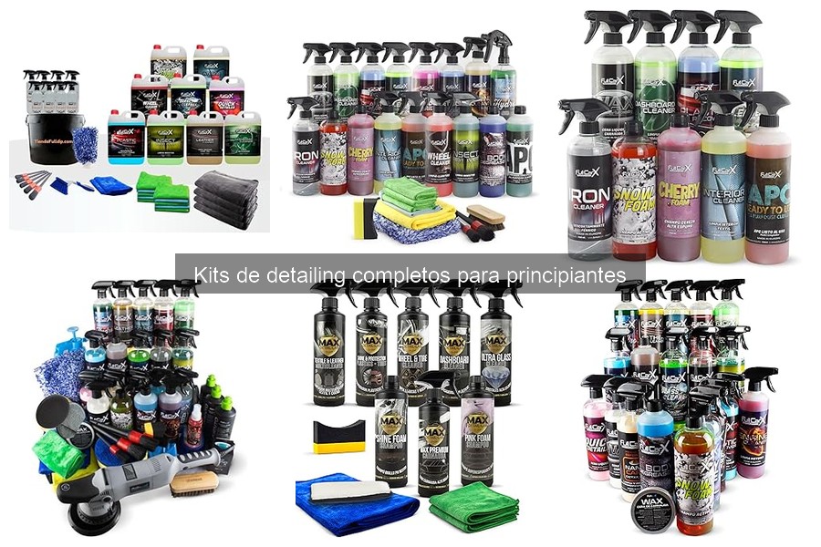 Dónde comprar kits de detailing económicos para principiantes