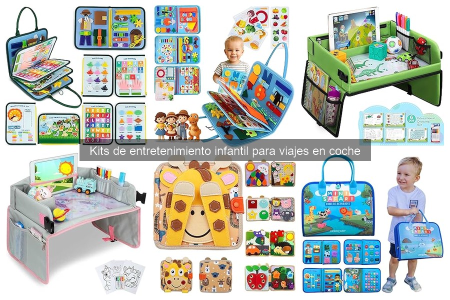 Dónde comprar kits de entretenimiento infantil para viajes en coche
