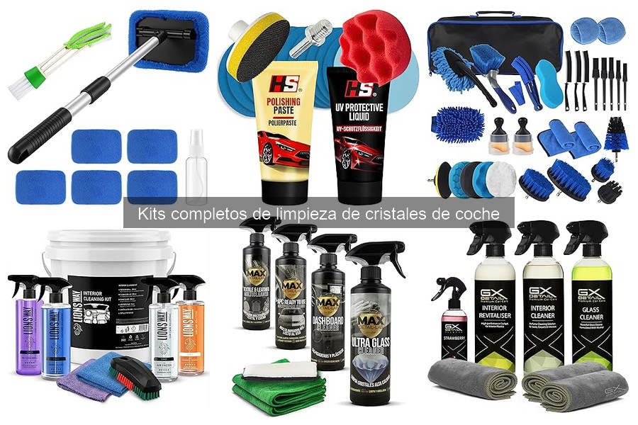 Dónde comprar kits de limpieza de cristales de coche baratos