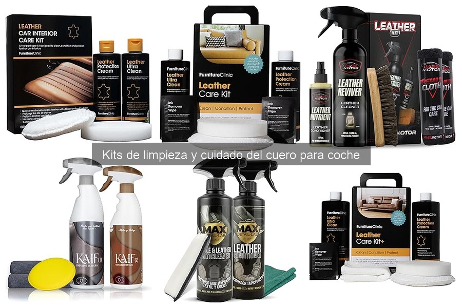 Dónde comprar kits de limpieza y cuidado del cuero para coches