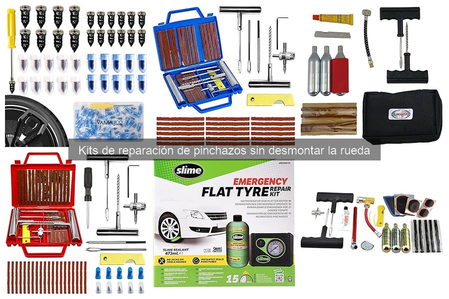 Dónde comprar kits de reparación de pinchazos sin desmontar la rueda