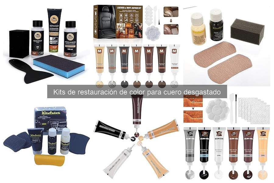 Dónde comprar kits de restauración de color para cuero