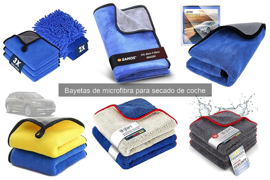 Dónde comprar las mejores bayetas de microfibra para tu coche