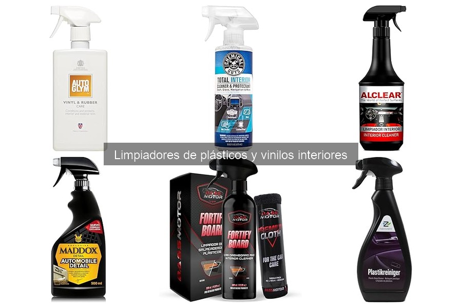 Dónde comprar limpiadores de plásticos y vinilos interiores baratos