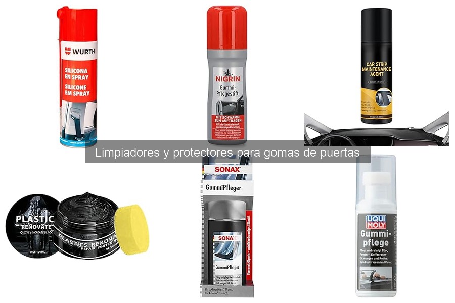 Dónde comprar limpiadores para gomas de puertas: guía completa