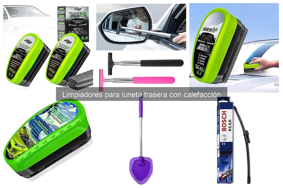 ** Dónde comprar limpiadores para luneta trasera con calefacción