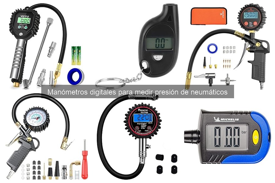 Dónde comprar manómetros digitales para presión de neumáticos