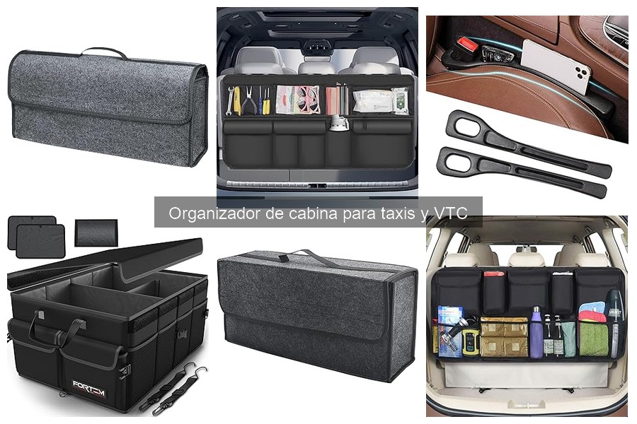 Dónde comprar organizadores de cabina para taxis y VTC