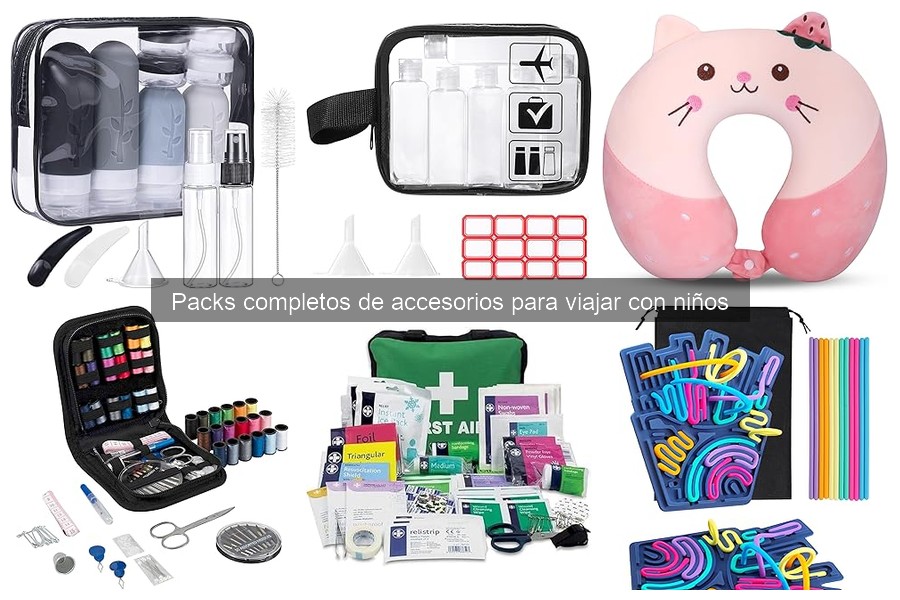 Dónde comprar packs de accesorios para viajar con niños