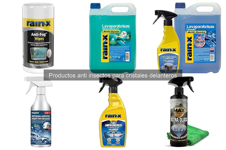 Dónde comprar productos anti insectos para cristales delanteros