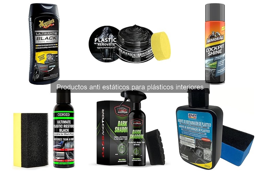 Dónde comprar productos antiestáticos para plásticos interiores