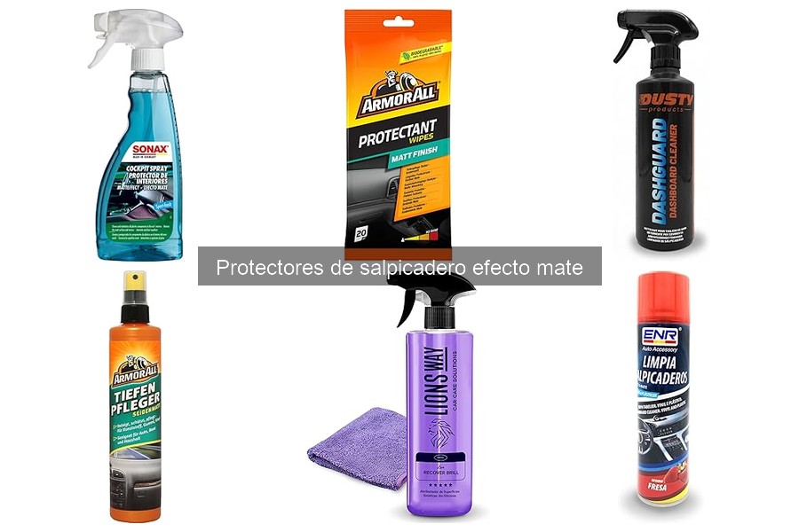 Dónde comprar protectores de salpicadero efecto mate