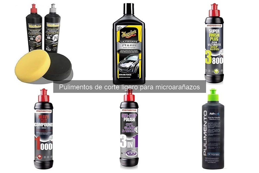 Dónde comprar pulimentos de corte ligero para microarañazos