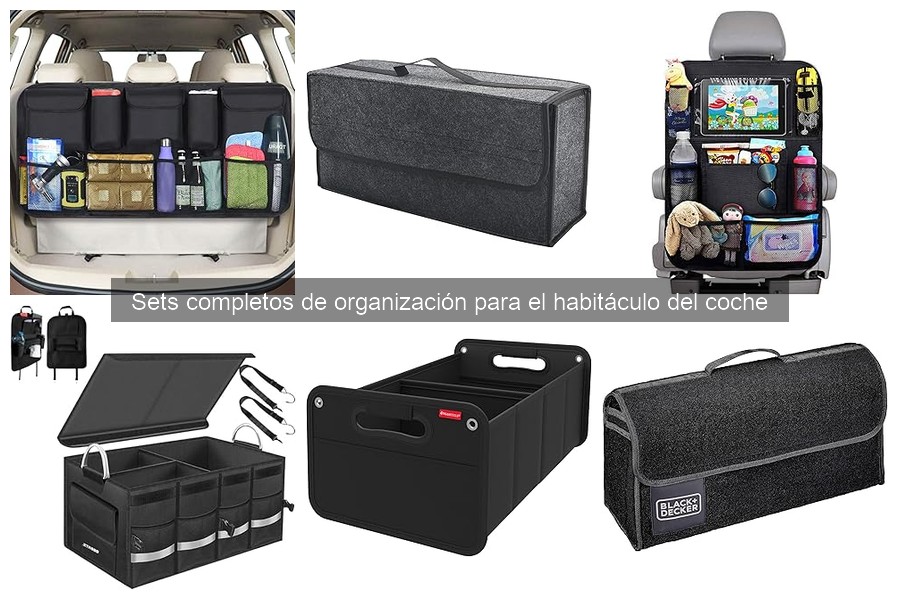 Dónde comprar sets completos de organización para el coche