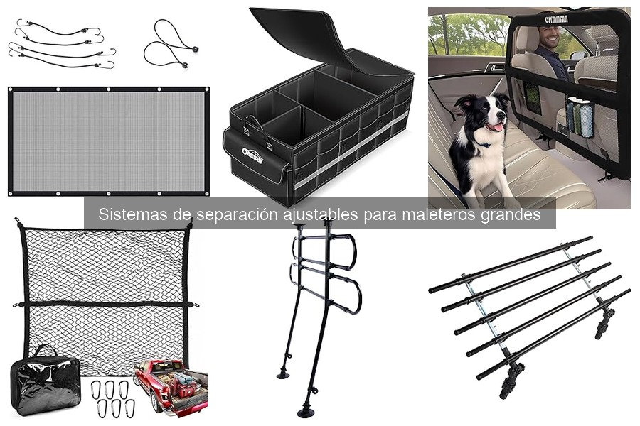 ¿Dónde comprar sistemas de separación ajustables para maleteros?