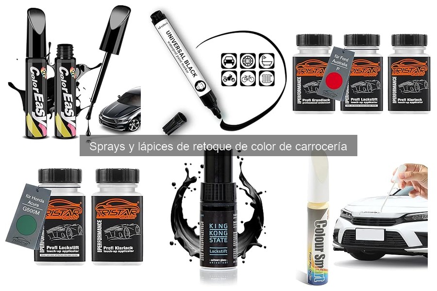 Dónde comprar sprays y lápices de retoque de carrocería baratos