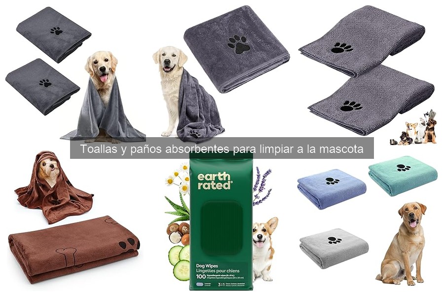 Dónde comprar toallas y paños absorbentes para mascotas