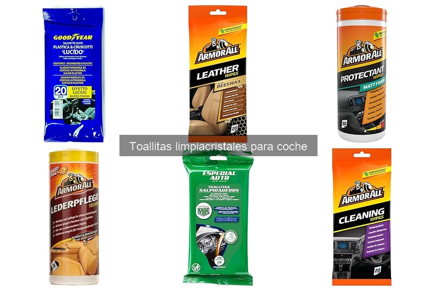 ¿Dónde comprar toallitas limpiacristales para coche?