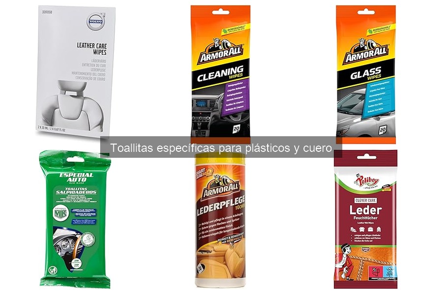 Dónde comprar toallitas para plásticos y cuero