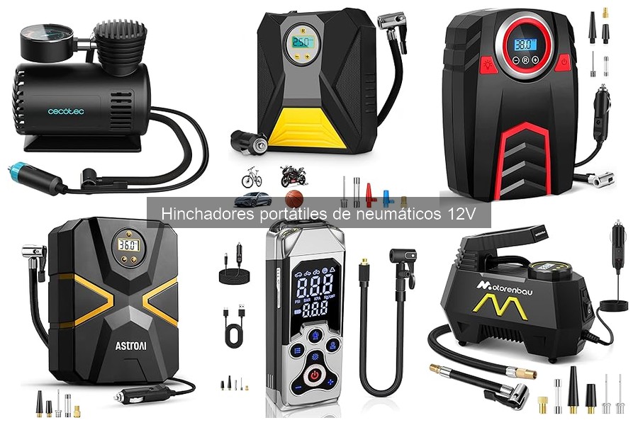 Dónde comprar un hinchador portátil de neumáticos 12V