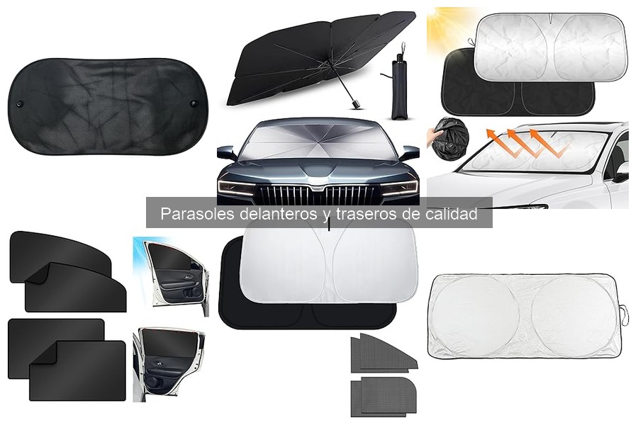 Efectividad de los parasoles en la temperatura interior del coche