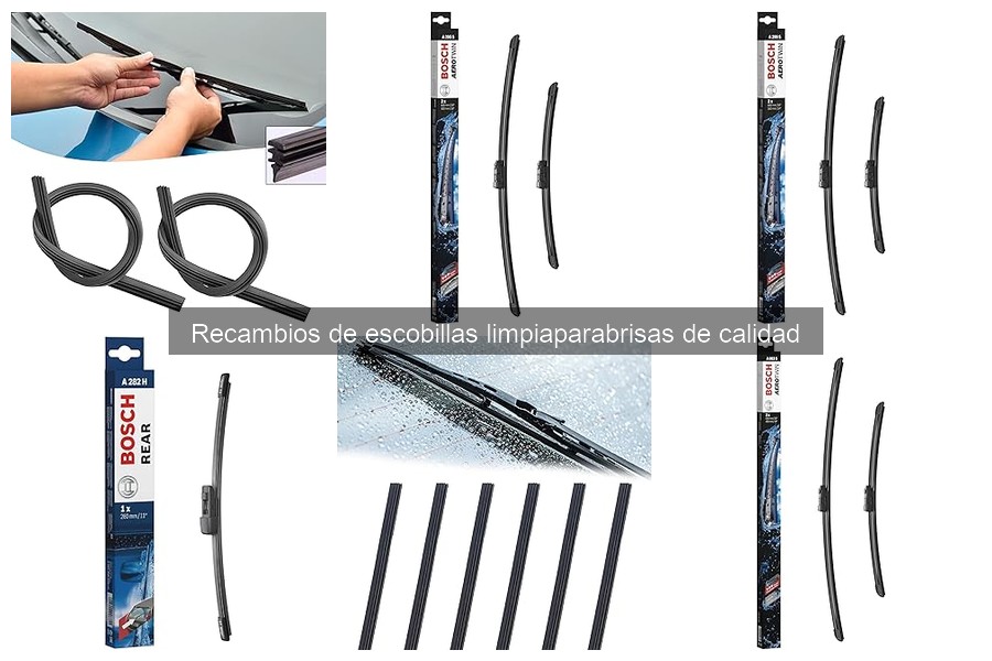 Efectos de escobillas limpiaparabrisas desgastadas en seguridad