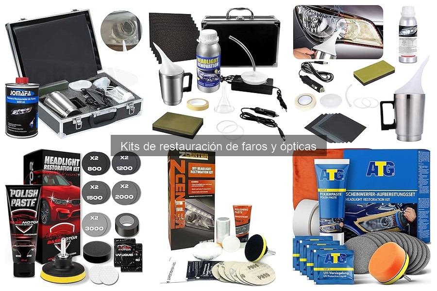 Eficacia de los kits de restauración de faros en coches modernos