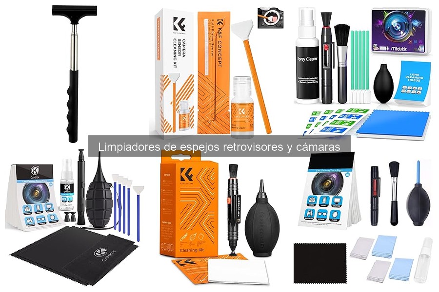 Eficacia de los limpiadores ecológicos para espejos y cámaras