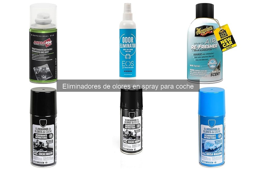 Eliminadores de olores en spray para coche: ¿Qué son y cómo funcionan?
