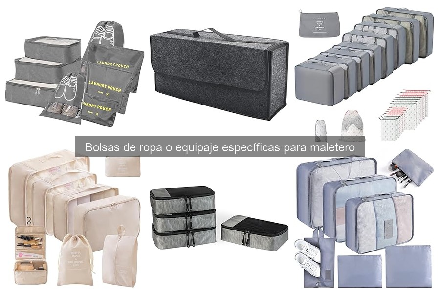 Errores al elegir bolsas para ropa de maletero