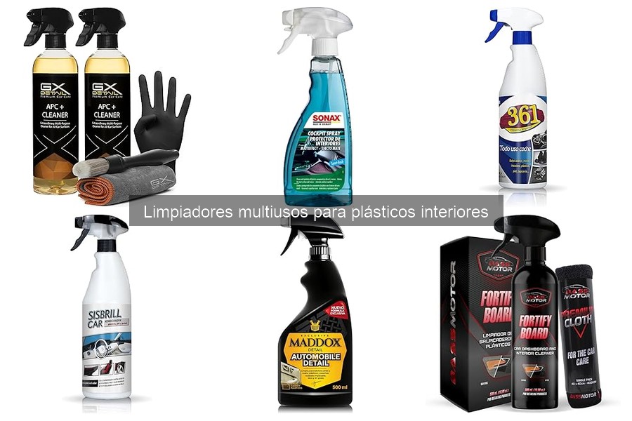 ** Errores comunes al elegir limpiadores multiusos para plásticos